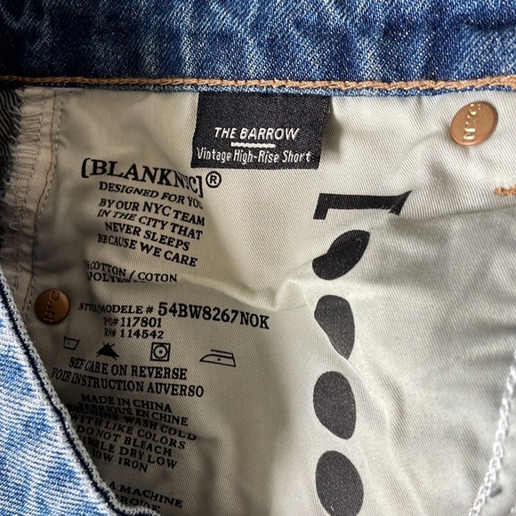 Blanknyc The Barrow. Vintage High-Rise Shorts - Picture 5 of 7